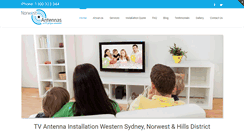 Desktop Screenshot of norwestantennas.com.au